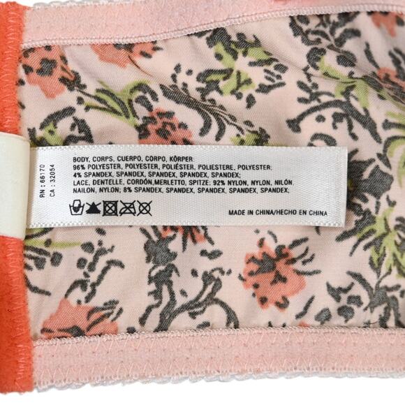 By Eloise Floral Underwire Bra from Anthropologie Womens 34B - Picture 10 of 11